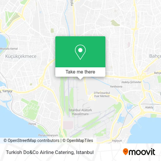 Turkish Do&Co Airline Catering map