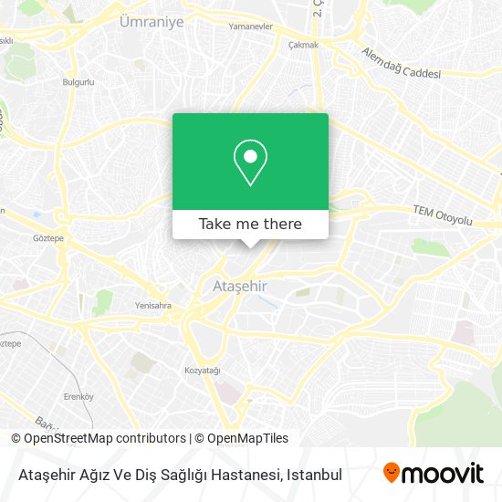 Ataşehir Ağız Ve Diş Sağlığı Hastanesi map