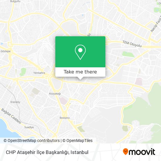 CHP Ataşehir İlçe Başkanlığı map