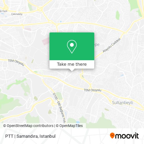 PTT | Samandıra map