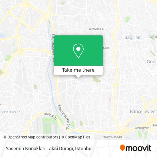 Yasemin Konakları Taksi Durağı map