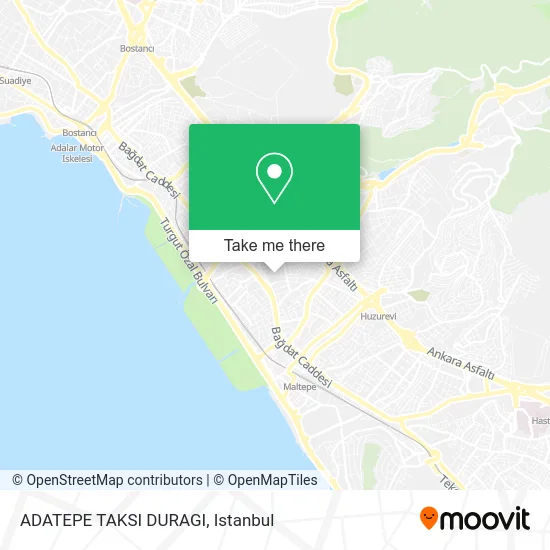 ADATEPE TAKSI DURAGI map