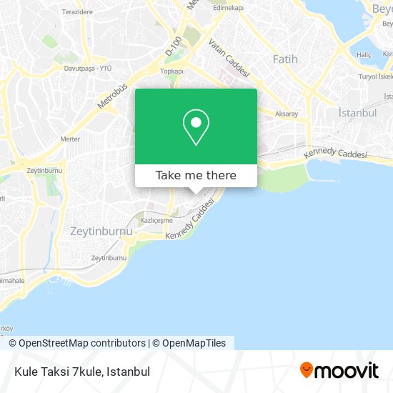 Kule Taksi 7kule map