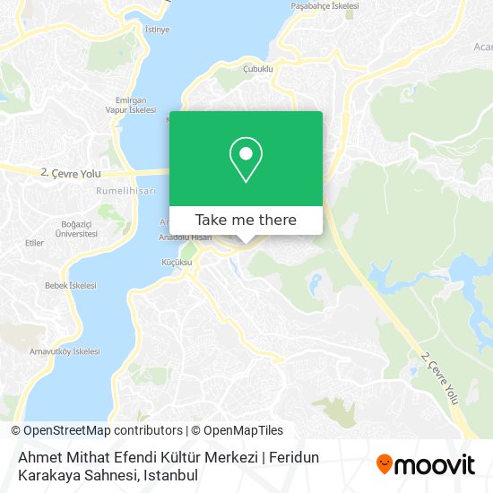 Ahmet Mithat Efendi Kültür Merkezi | Feridun Karakaya Sahnesi map