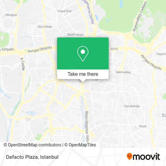 Defacto Plaza map