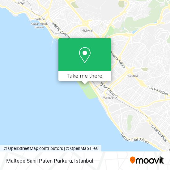 Maltepe Sahil Paten Parkuru map