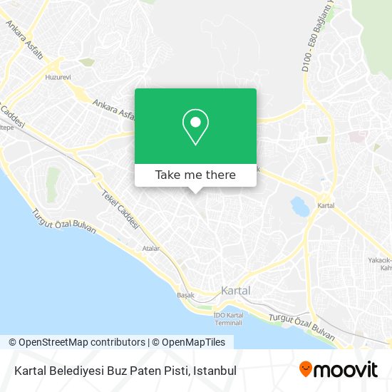 Kartal Belediyesi Buz Paten Pisti map