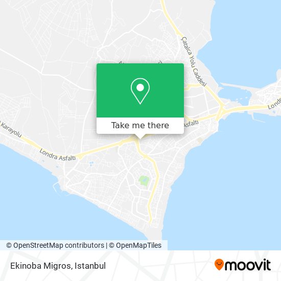 Ekinoba Migros map