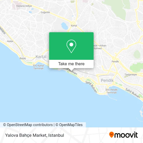Yalova Bahçe Market map