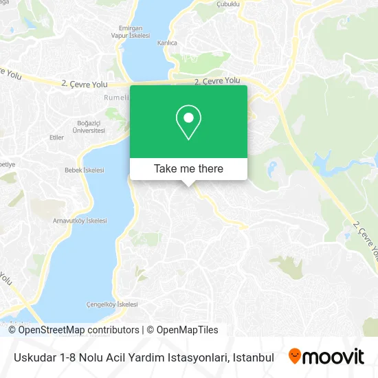 Uskudar 1-8 Nolu Acil Yardim Istasyonlari map