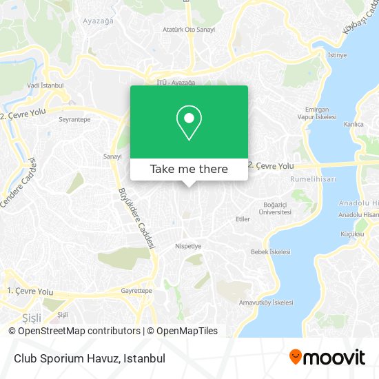 Club Sporium Havuz map
