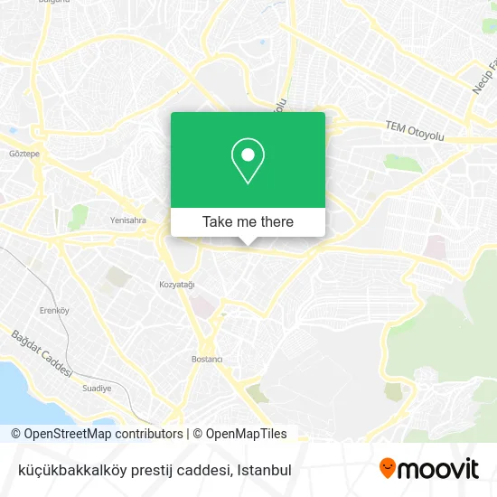 küçükbakkalköy prestij caddesi map