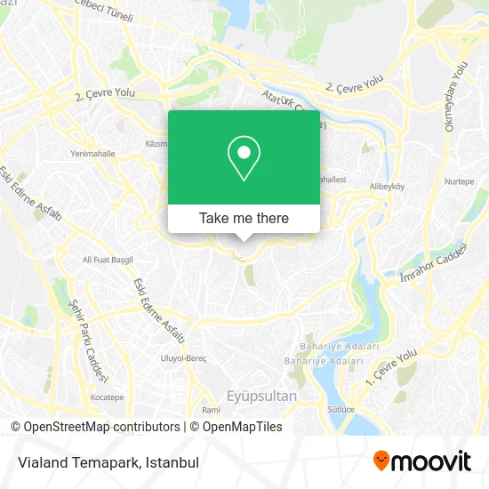 Vialand Temapark map