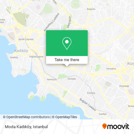 Moda Kadıköy map