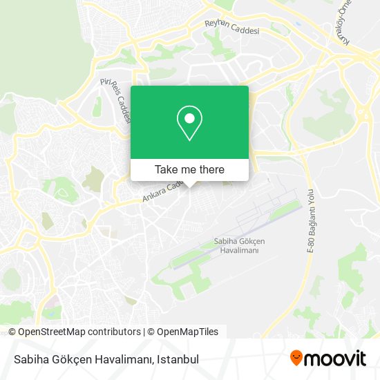 Sabiha Gökçen Havalimanı map