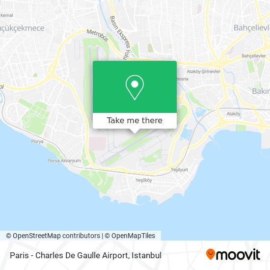 Paris - Charles De Gaulle Airport map
