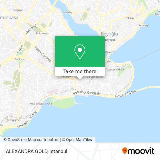 ALEXANDRA GOLD map