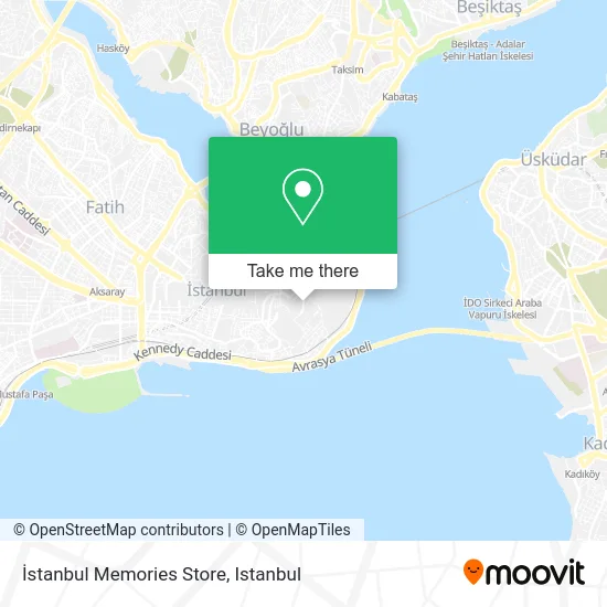 İstanbul Memories Store map
