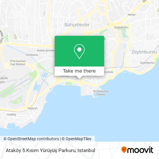 Ataköy 5.Kısım Yürüyüş Parkuru map