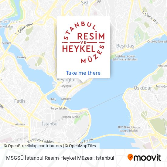 MSGSÜ İstanbul Resim-Heykel Müzesi map