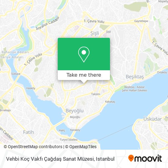 Vehbi Koç Vakfı Çağdaş Sanat Müzesi map