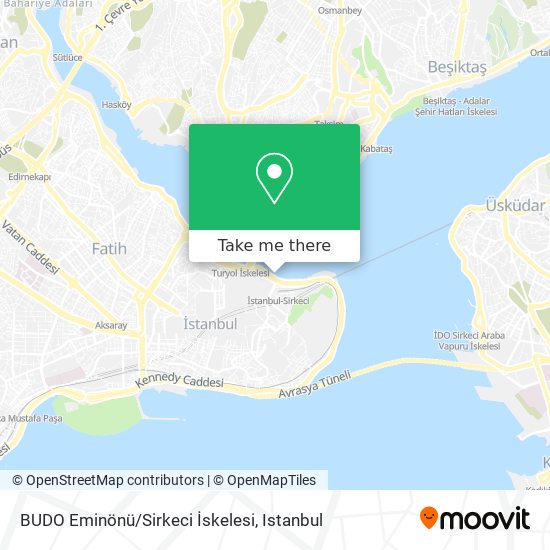 BUDO Eminönü/Sirkeci İskelesi map