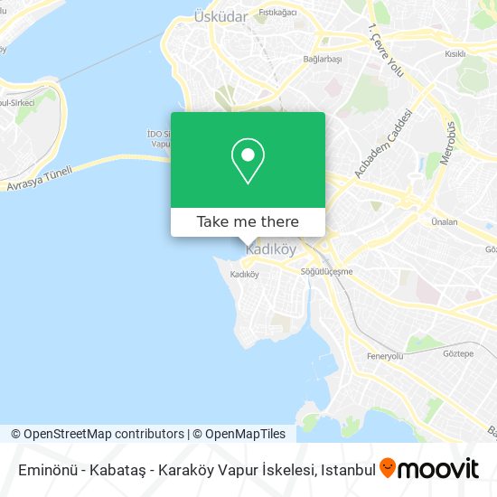 Eminönü - Kabataş - Karaköy Vapur İskelesi map