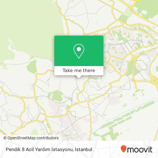 Pendik 8  Acil Yardım İstasyonu map