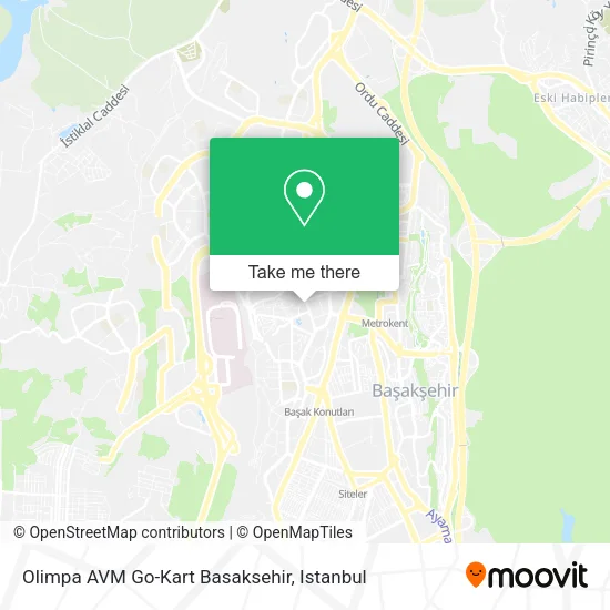 Olimpa AVM Go-Kart Basaksehir map