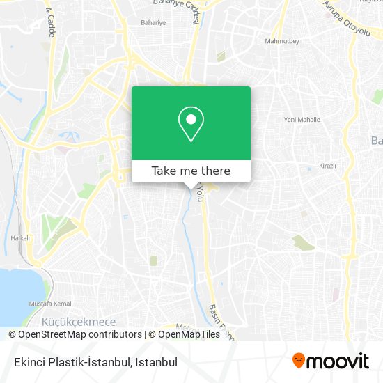 Ekinci Plastik-İstanbul map