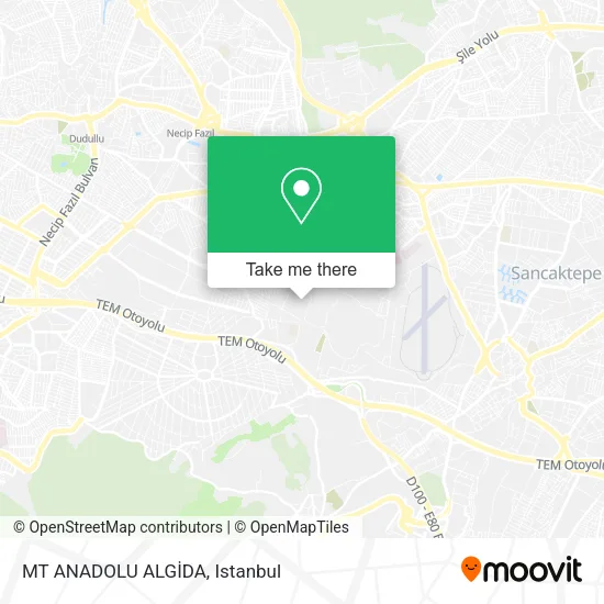 MT ANADOLU ALGİDA map