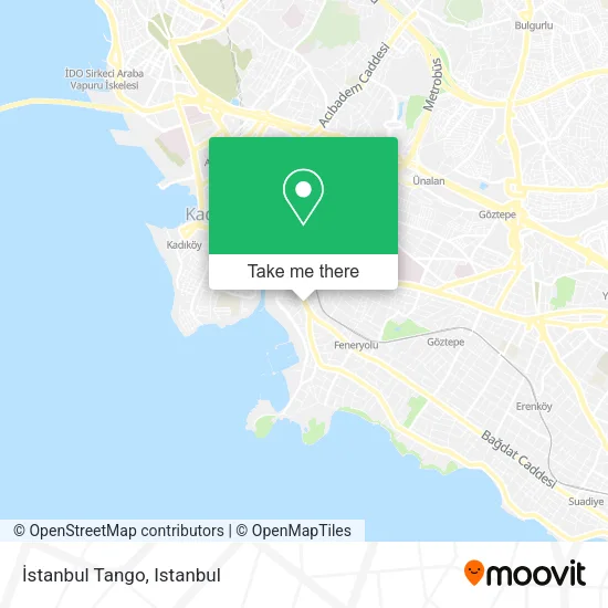 İstanbul Tango map