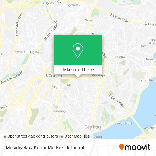 Mecidiyeköy Kültür Merkezi map