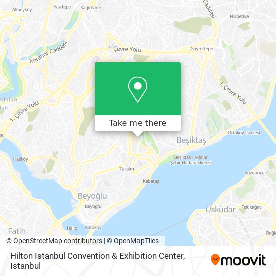 Hilton Istanbul Convention & Exhibition Center map