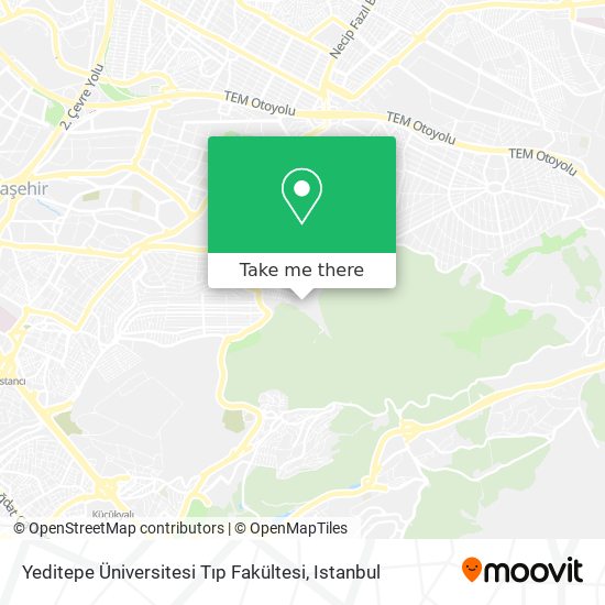 Yeditepe Üniversitesi Tıp Fakültesi map