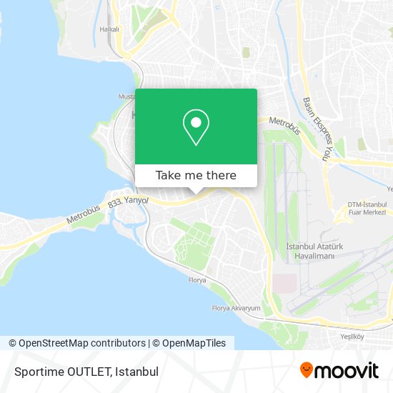 Sportime OUTLET map