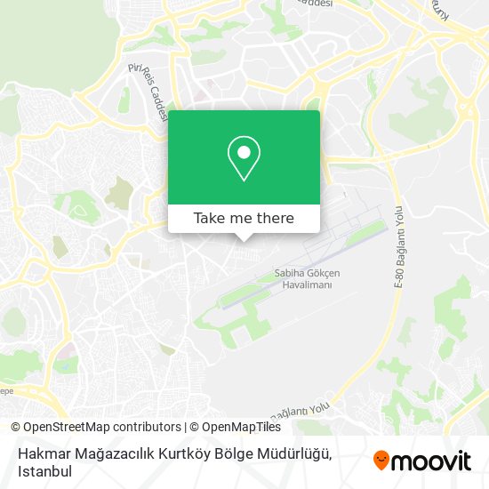 Hakmar Mağazacılık Kurtköy Bölge Müdürlüğü map