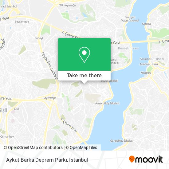 Aykut Barka Deprem Parkı map