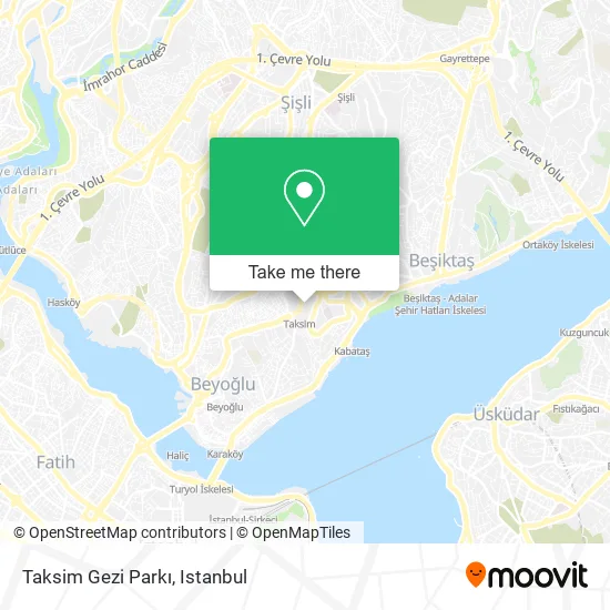 Taksim Gezi Parkı map