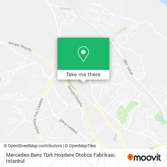Mercedes-Benz Türk Hoşdere Otobüs Fabrikası map