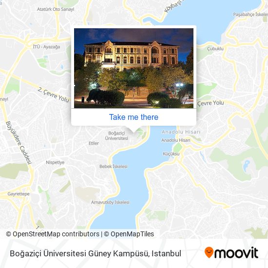 Boğaziçi Üniversitesi Güney Kampüsü map