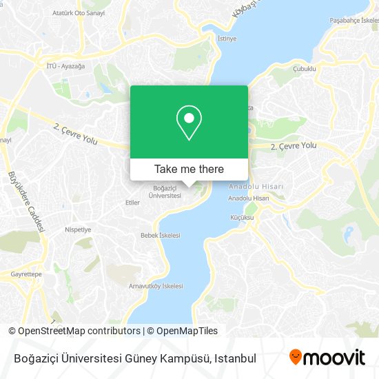 Boğaziçi Üniversitesi Güney Kampüsü map