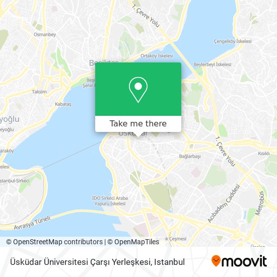 Üsküdar Üniversitesi Çarşı Yerleşkesi map