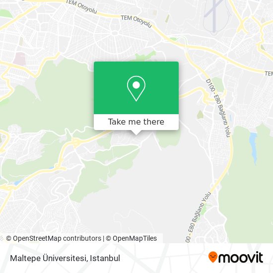 Maltepe Üniversitesi map
