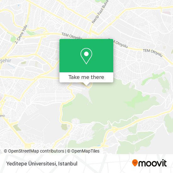 Yeditepe Üniversitesi map
