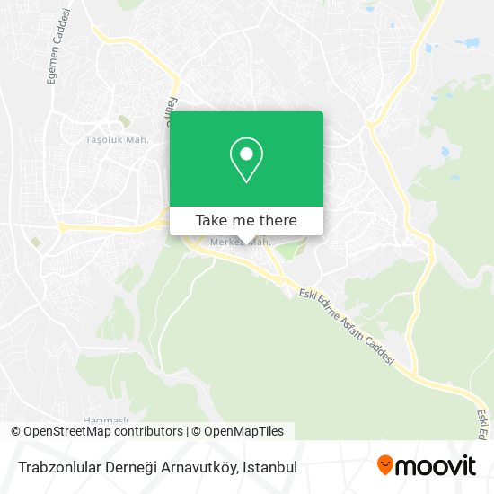 Trabzonlular Derneği Arnavutköy map