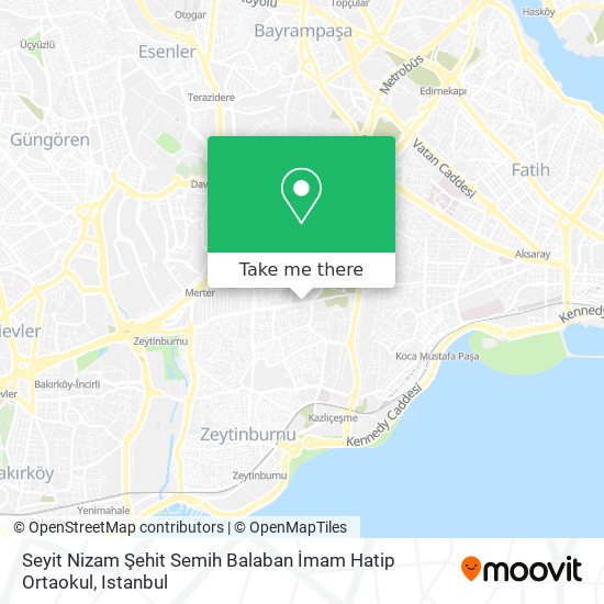 Seyit Nizam Şehit  Semih Balaban İmam Hatip Ortaokul map