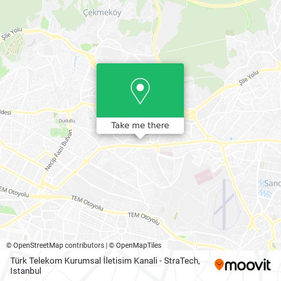 Türk Telekom Kurumsal İletisim Kanali - StraTech map