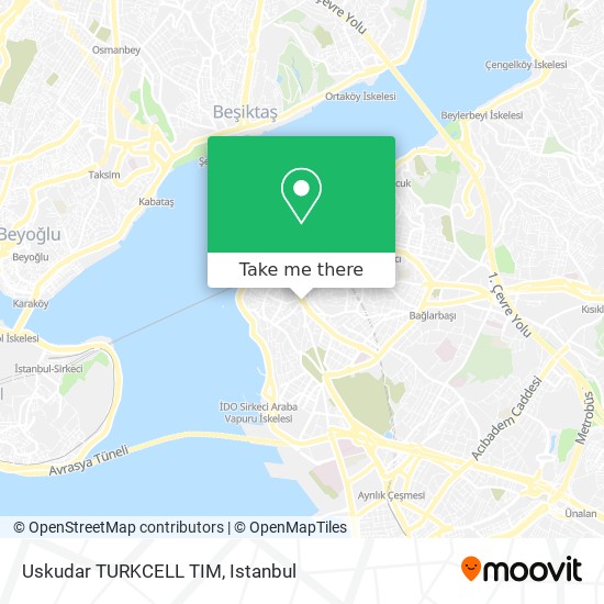 Uskudar TURKCELL TIM map