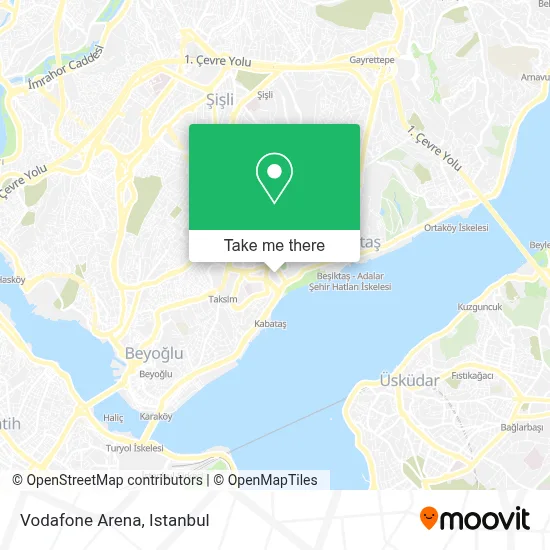 Vodafone Arena map